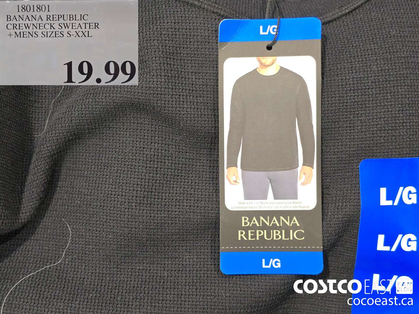 1801801 BANANA REPUBLIC CREWNECK SWEATER +MENS SIZES S-XXL $19.99