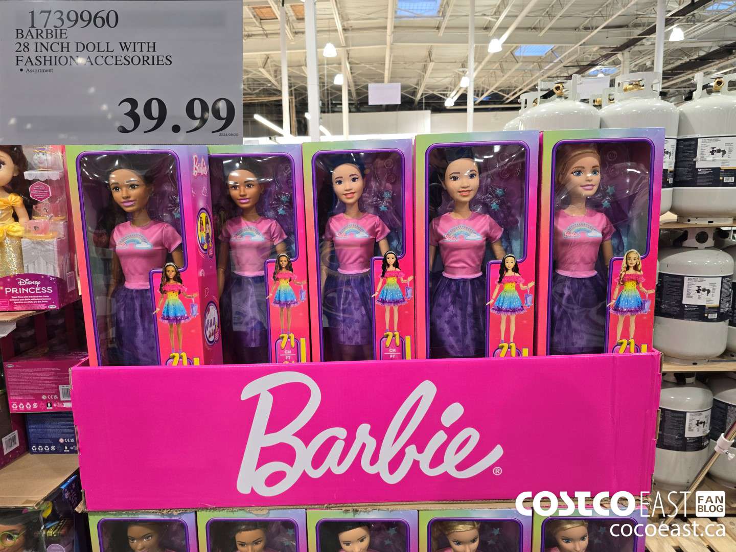 1739960 BARBIE 28 INCH DOLL WITH FASHION ACCESSORIES $39.99