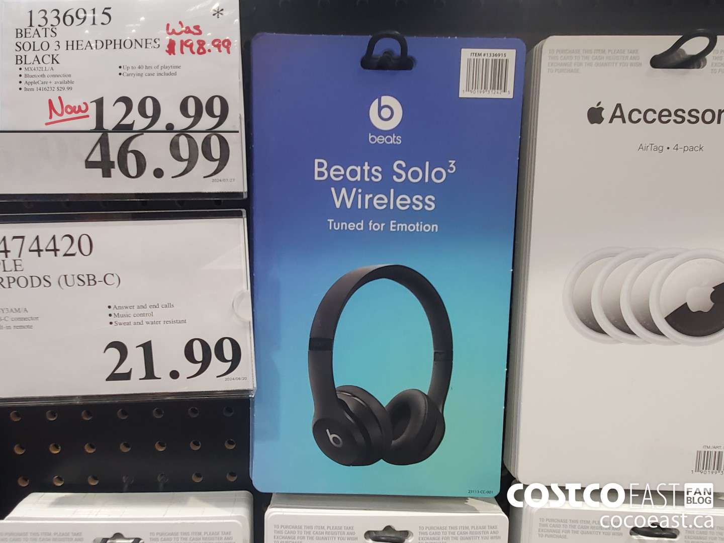 1336915 BEATS SOLO 3 HEADPHONES ($69.00 INSTANT SAVINGS) $129.99