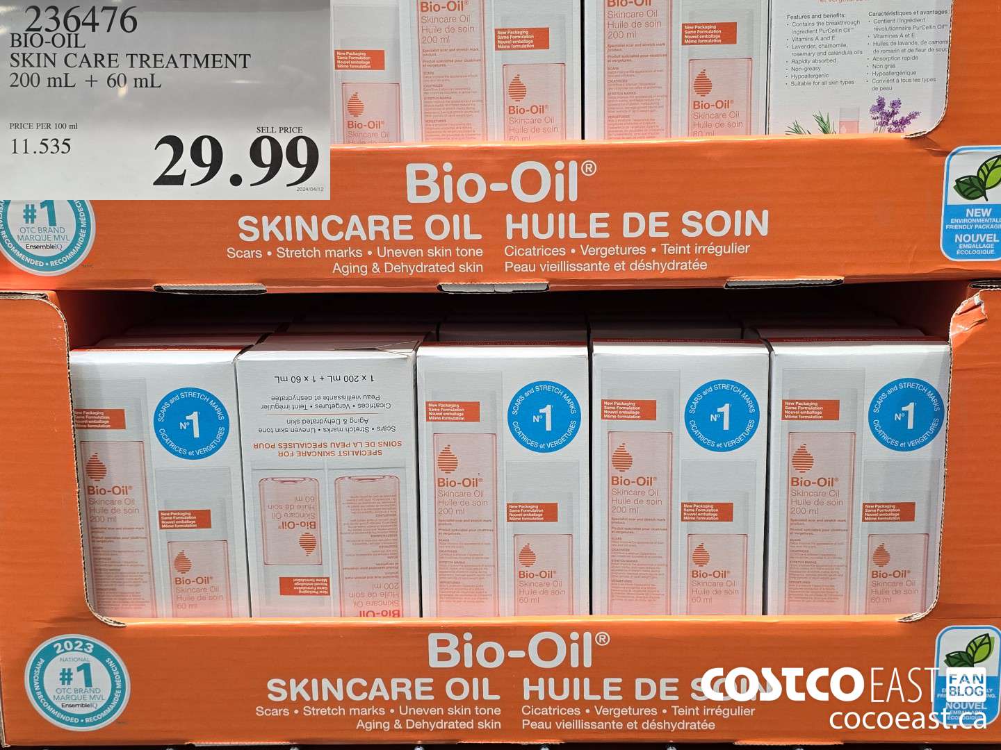 236476 BIO-OIL SKIN CARE TREATMENT 200 mL + 60 mL $29.99