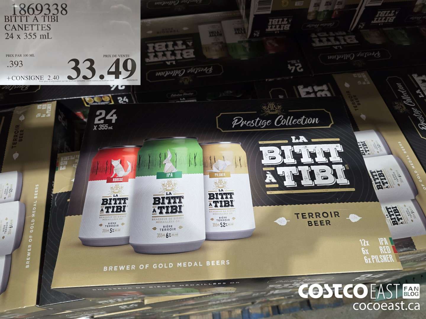 1869338 BITTT A TIBI CANETTES 24 X 355 ML $33.49