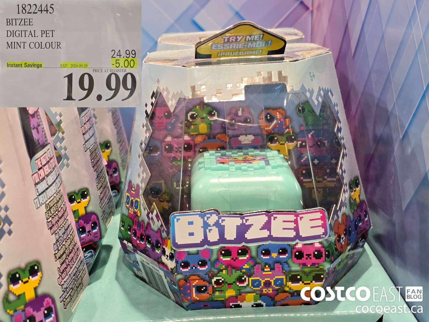 1822445 BITZEE DIGITAL PET MINT COLOUR ($5.00 INSTANT SAVINGS EXPIRES ON 2024-09-29) $19.99