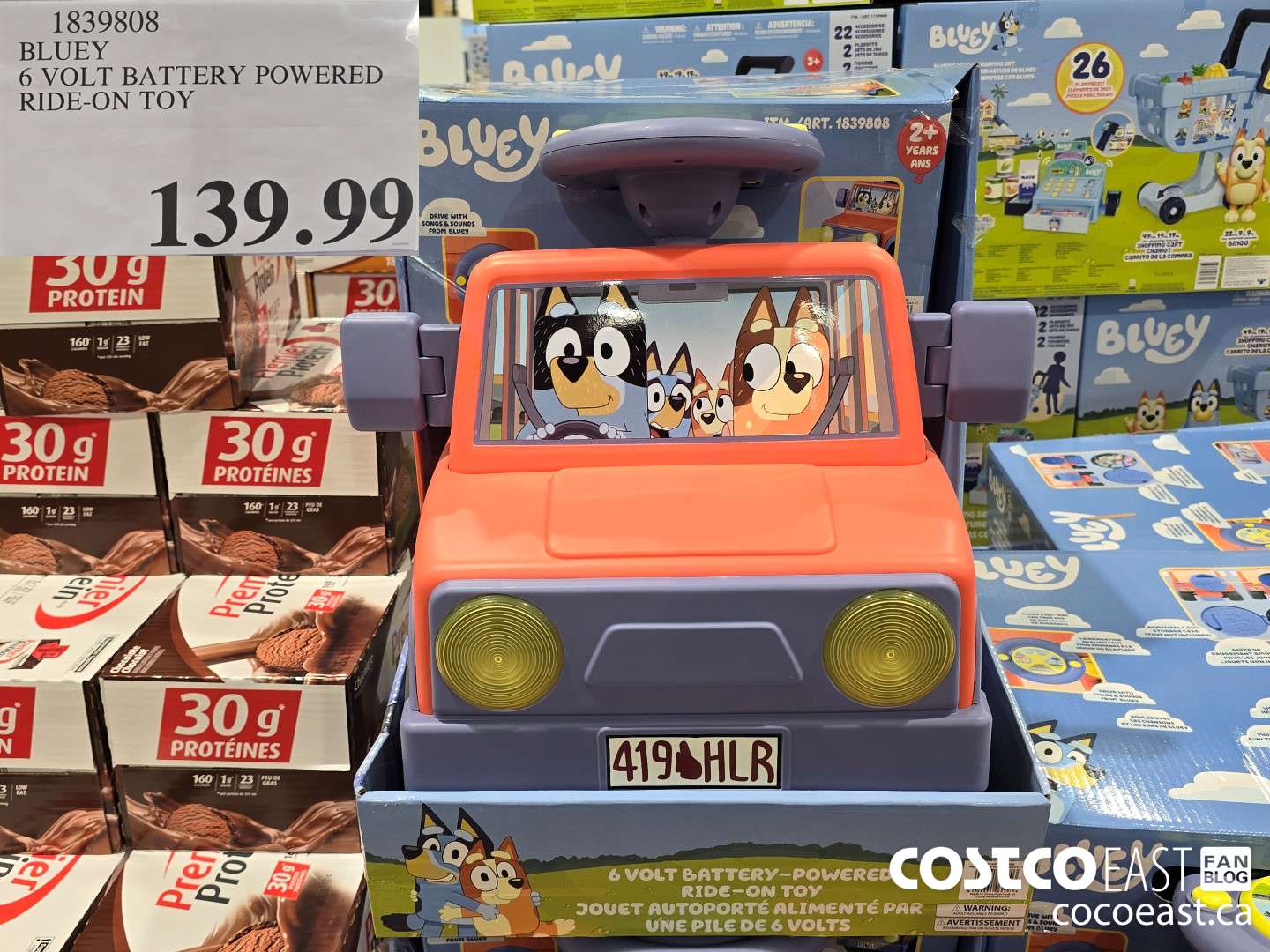 1839808 BLUEY 6 VOLT BATTERY POWERED RIDE-ON TOY $139.99