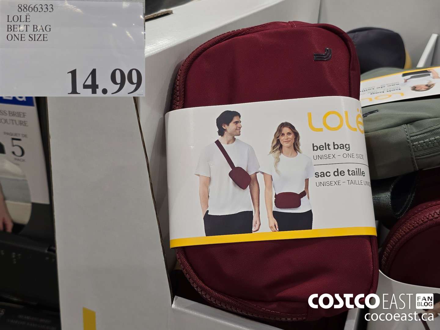 8866333 BOLE BELT BAG ONE SIZE $14.99