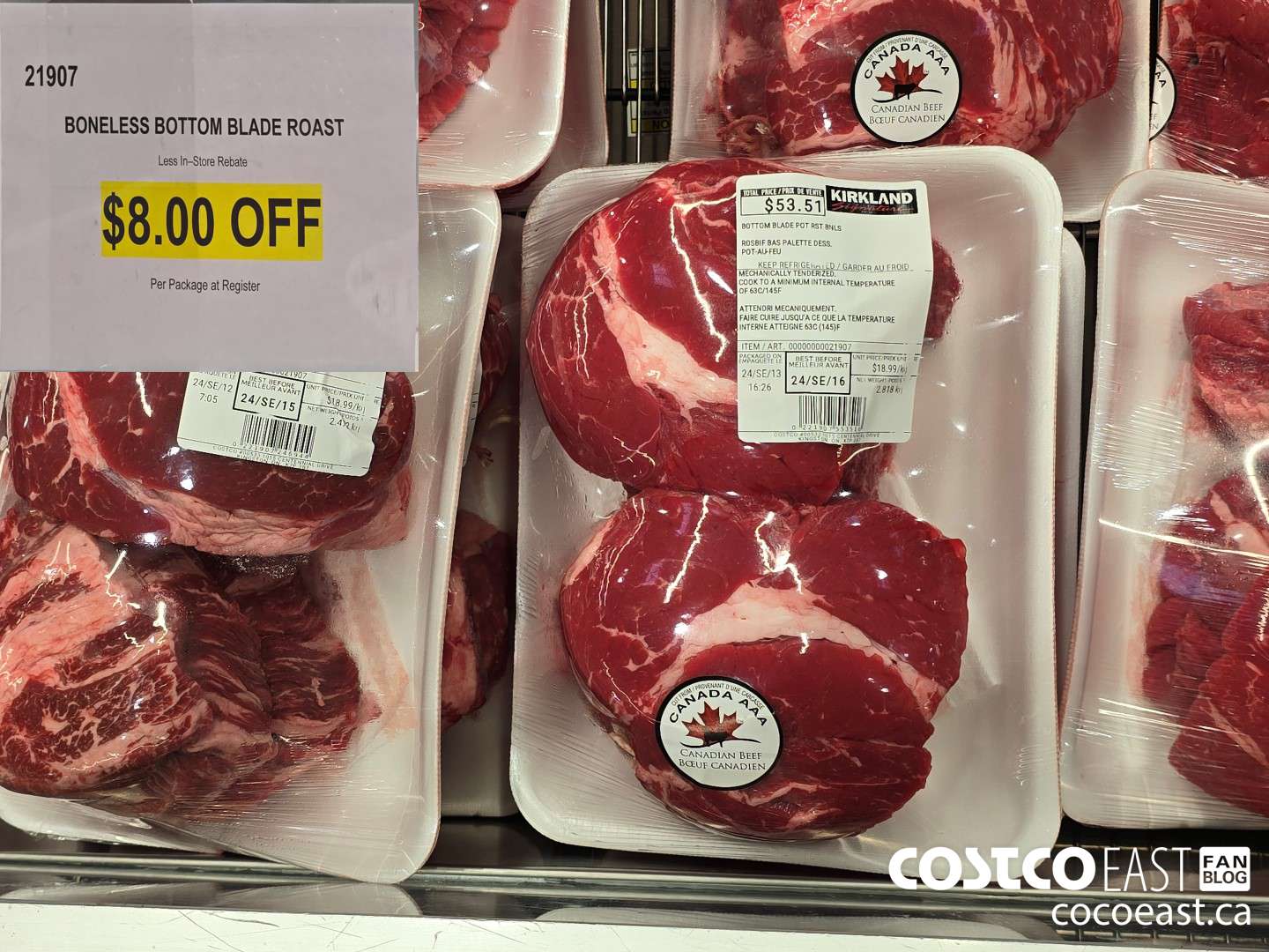 21907 BONELESS BOTTOM BLADE ROAST ($8.00 INSTANT SAVINGS)