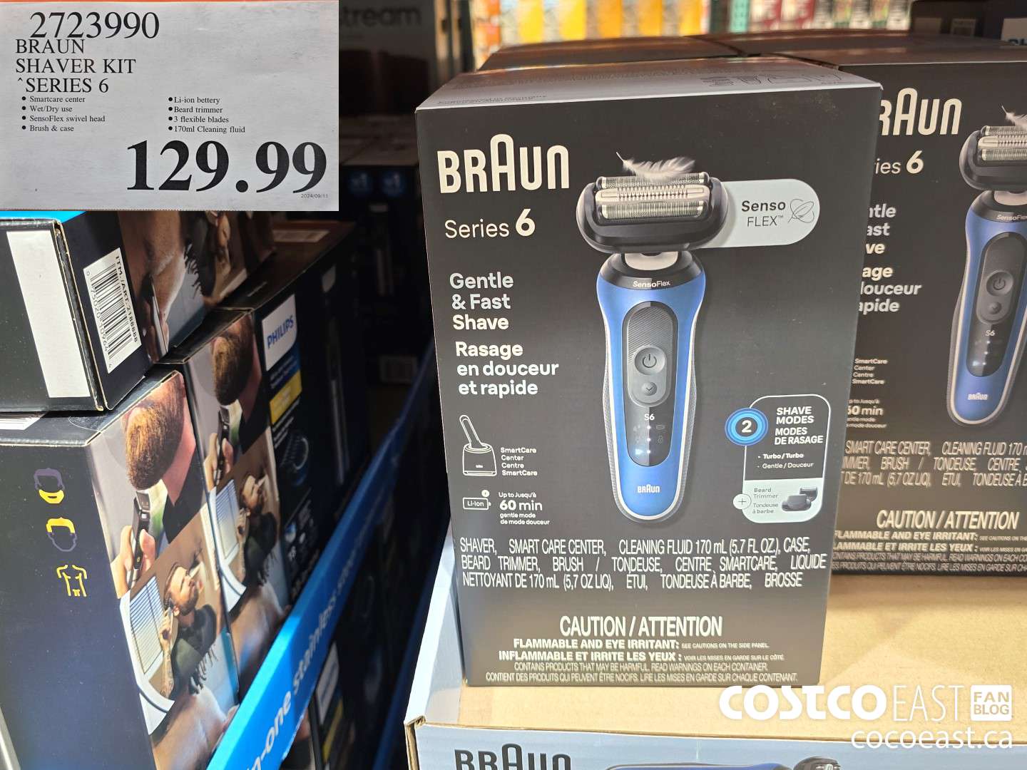 2723990 BRAUN SHAVER KIT SERIES 6 $129.99