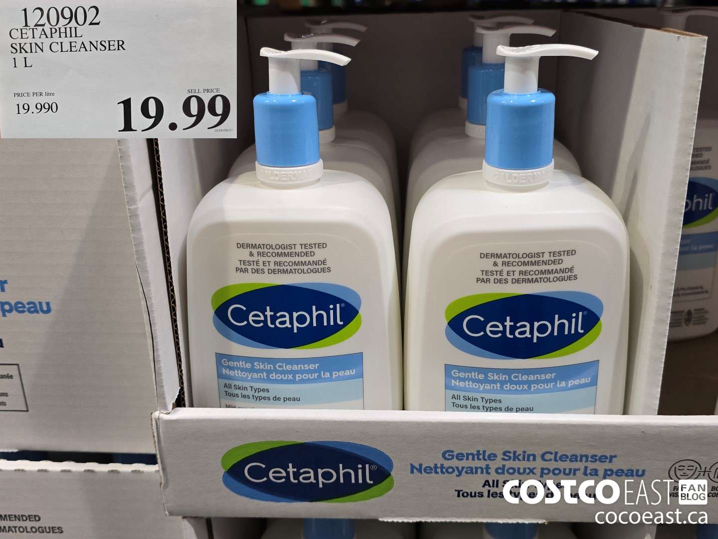 120902 CETAPHIL SKIN CLEANSER 1 L $19.99