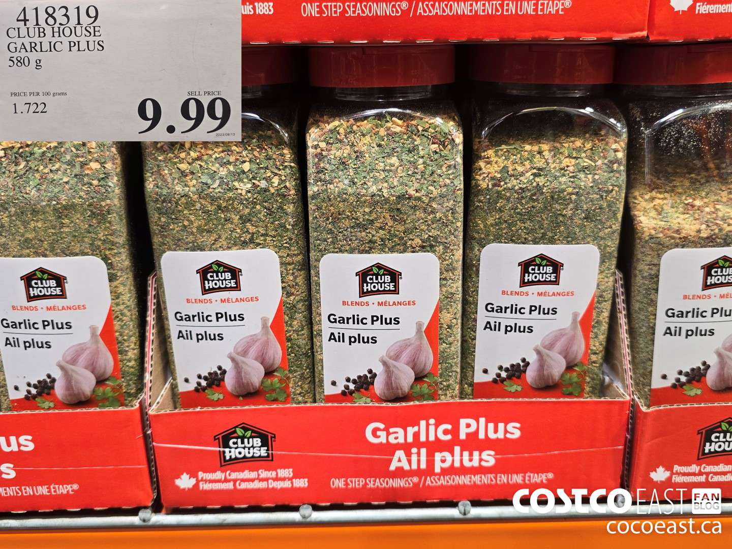 418319 CLUB HOUSE GARLIC PLUS 580 G $9.99