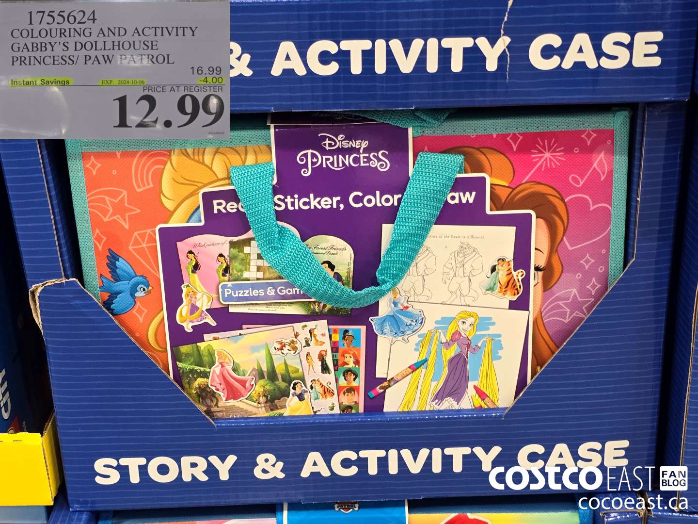 1755624 COLOURING AND ACTIVITY GABBY'S DOLLHOUSE PRINCESS/ PAW PATROL ($4.00 INSTANT SAVINGS EXPIRES ON 2024-10-06) $12.99