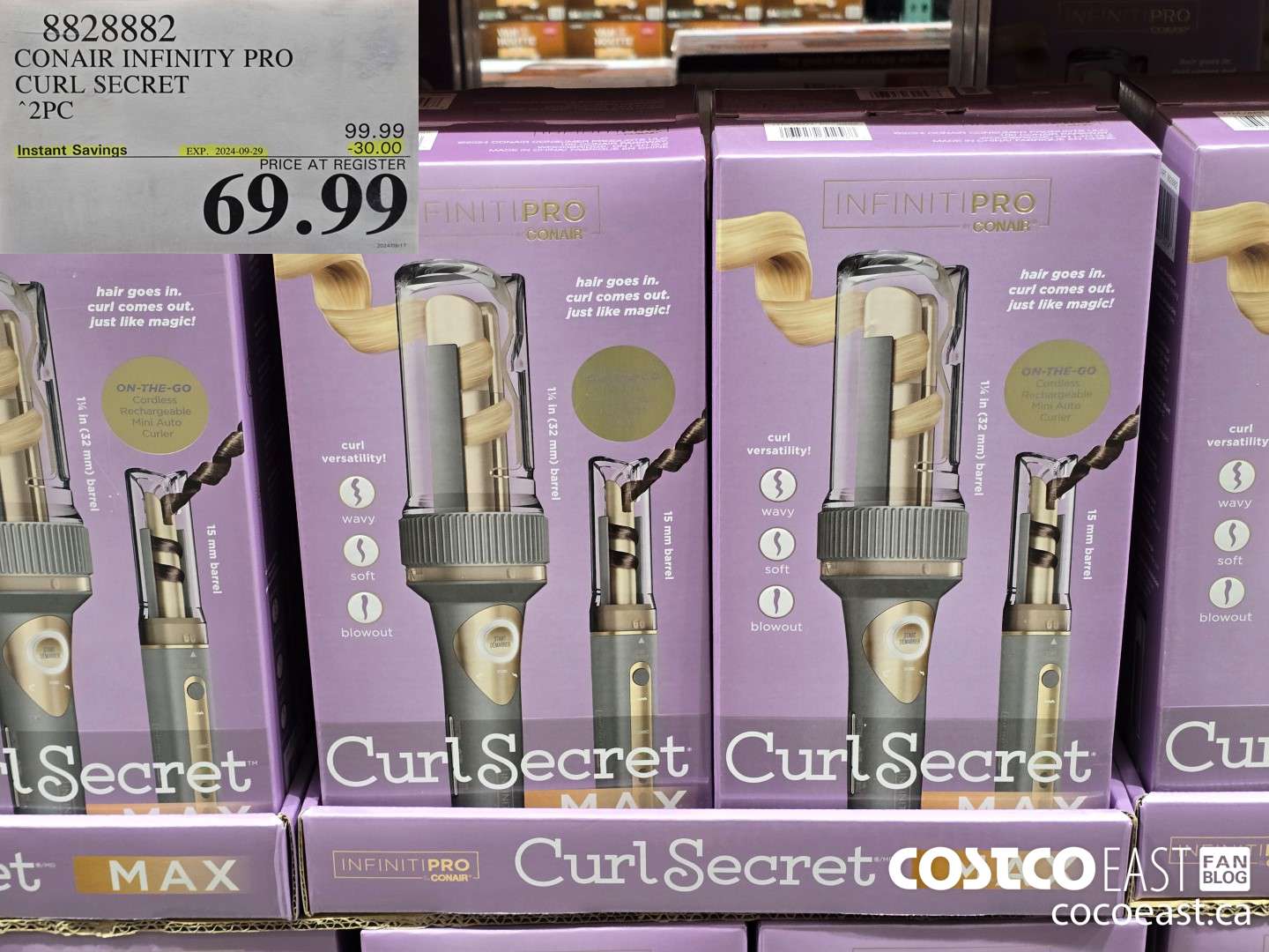 8828882 CONAIR INFINITY PRO CURL SECRET 2PC ($30.00 INSTANT SAVINGS EXPIRES ON 2024-09-29) $69.99