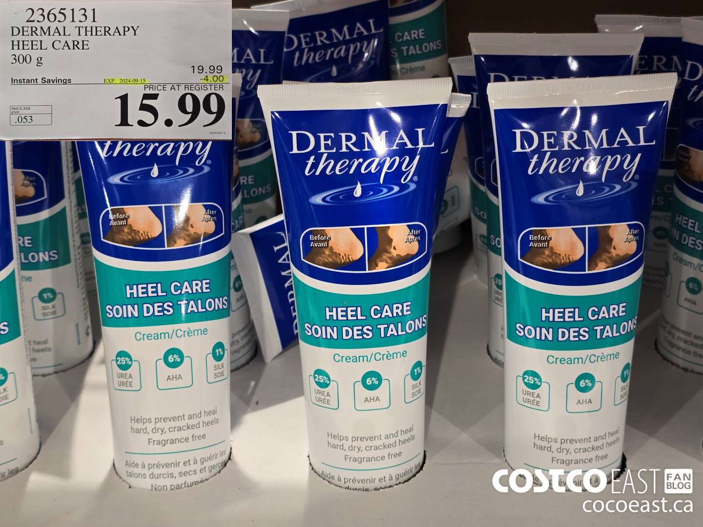 2365131 DERMAL THERAPY HEEL CARE 300 G ($4.00 INSTANT SAVINGS EXPIRES ON 2024-09-15) $15.99