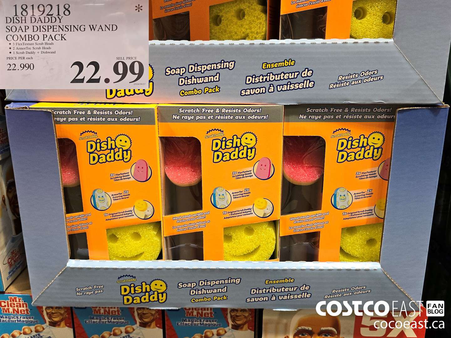 1819218 DISH DADDY SOAP DISPENSING WAND COMBO PACK $22.99