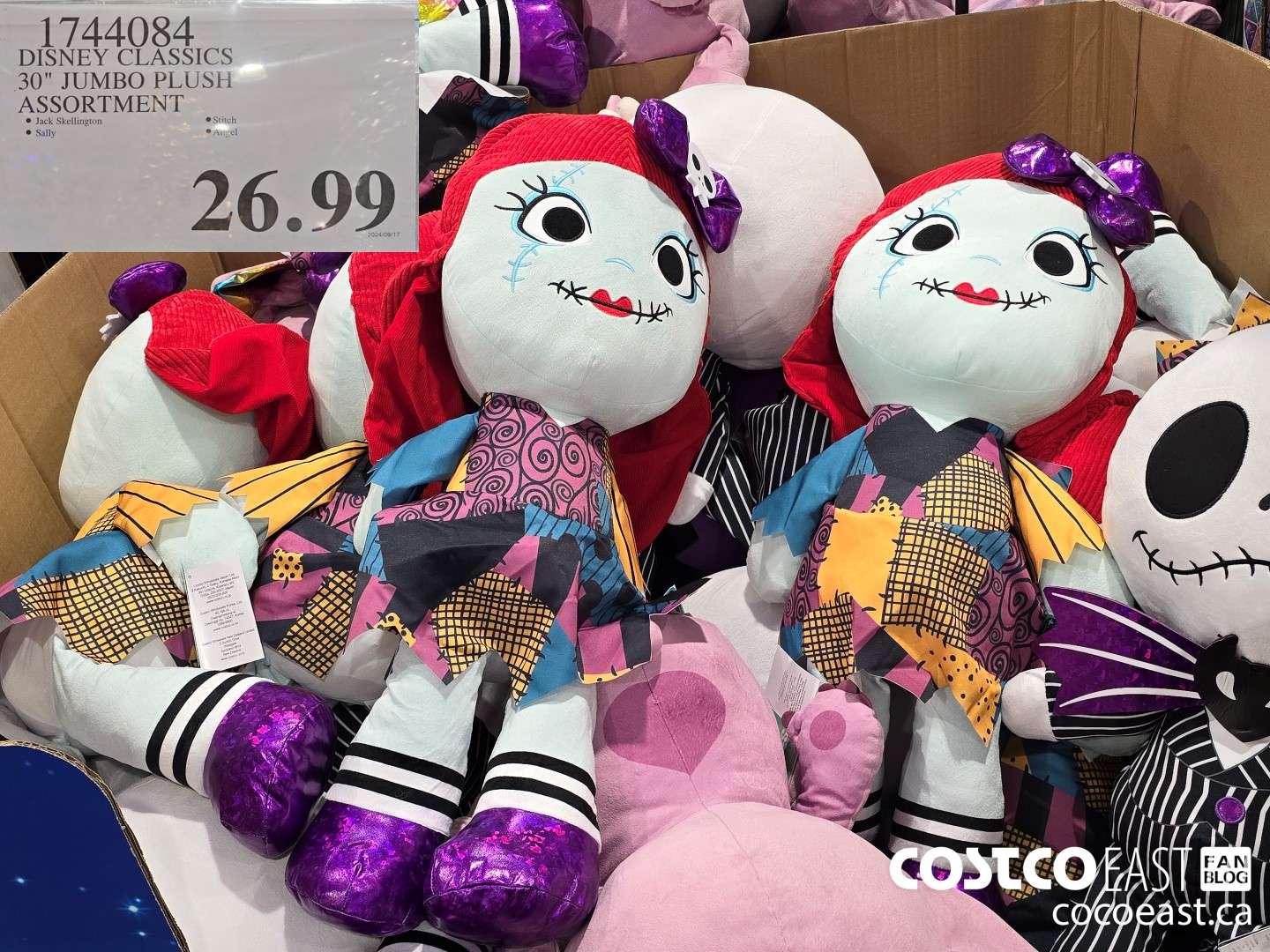 1744084 DISNEY 100 JUMBO PLUSH ASSORTMENT $26.99