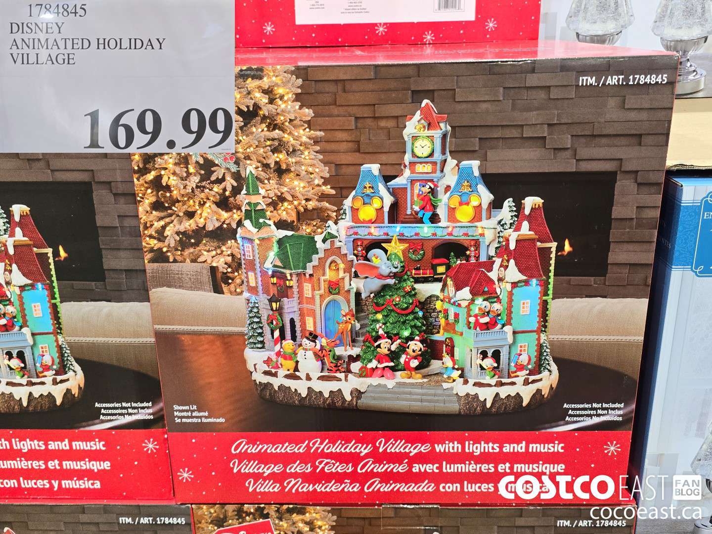 1784845 DISNEY ANIMATED HOLIDAY VILLAGE $169.99