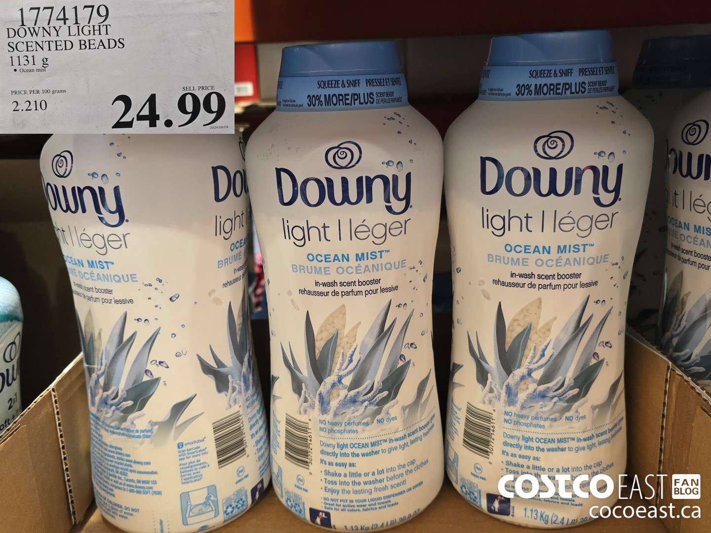 1774179 DOWNY LIGHT SCENTED BEADS 1131 G $24.99