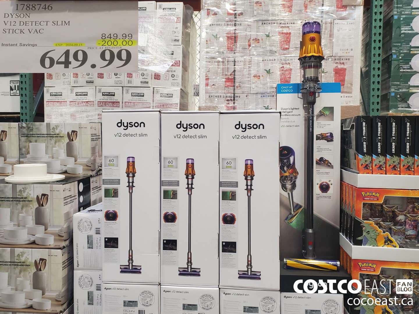 1788746 DYSON V12 DETECT SLIM STICK VAC  ($200.00 INSTANT SAVINGS EXPIRES ON 2074-09-15) $649.99