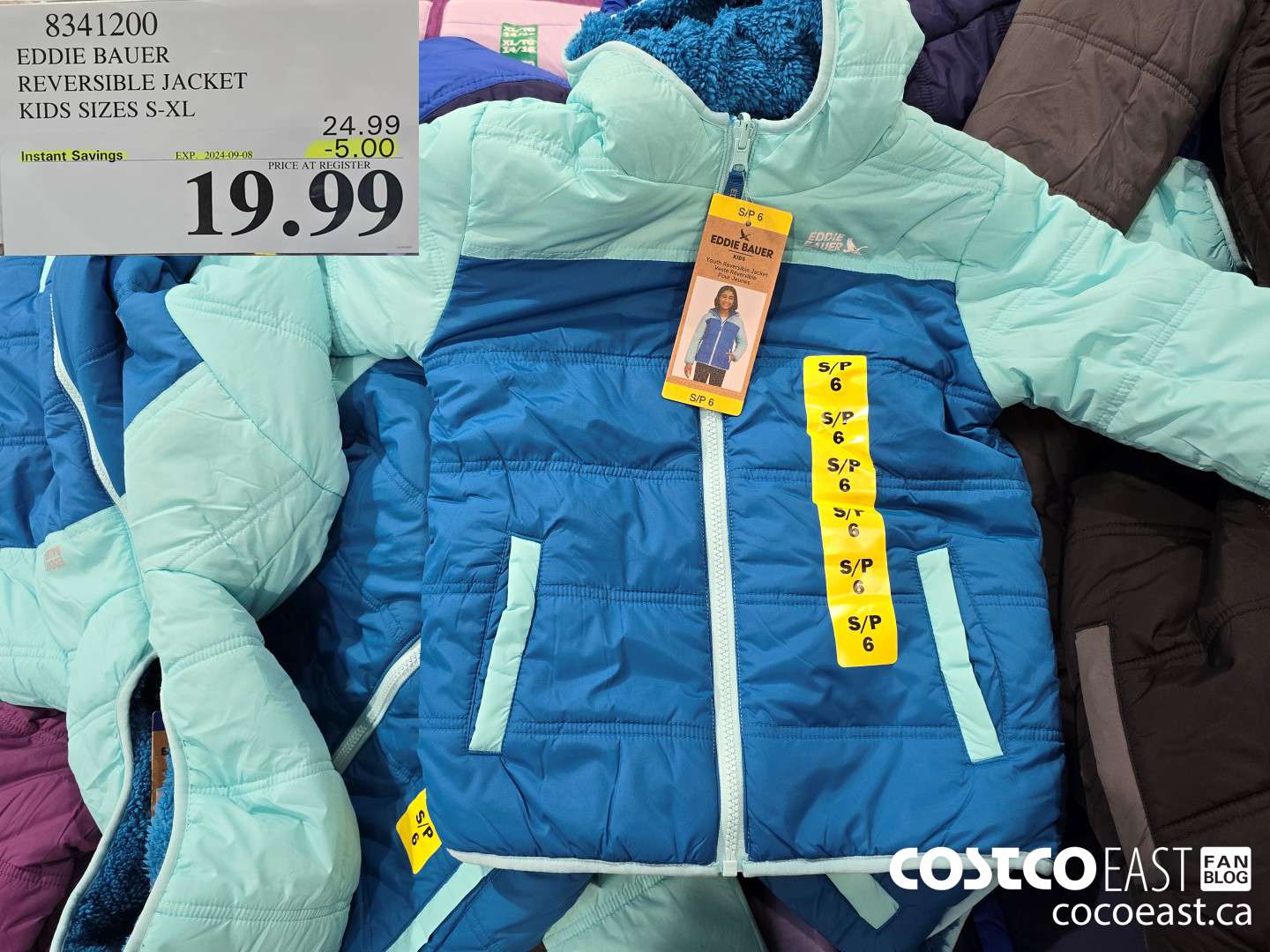 8341200 EDDIE BAUER REVERSIBLE JACKET KIDS SIZES S-XL ($5.00 INSTANT SAVINGS EXPIRES ON 2024-09-08) $19.99