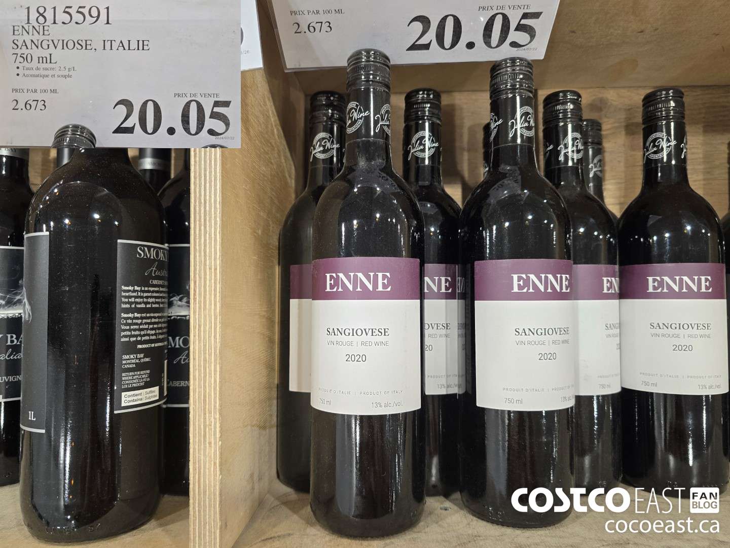 1815591 ENNE SANGVIOSE, ITALIE 750 mL $20.05