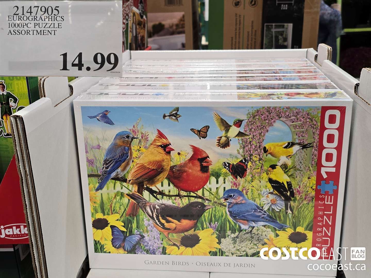 2147905 EUROGRAPHICS 1000PC PUZZLE ASSORTMENT $14.99