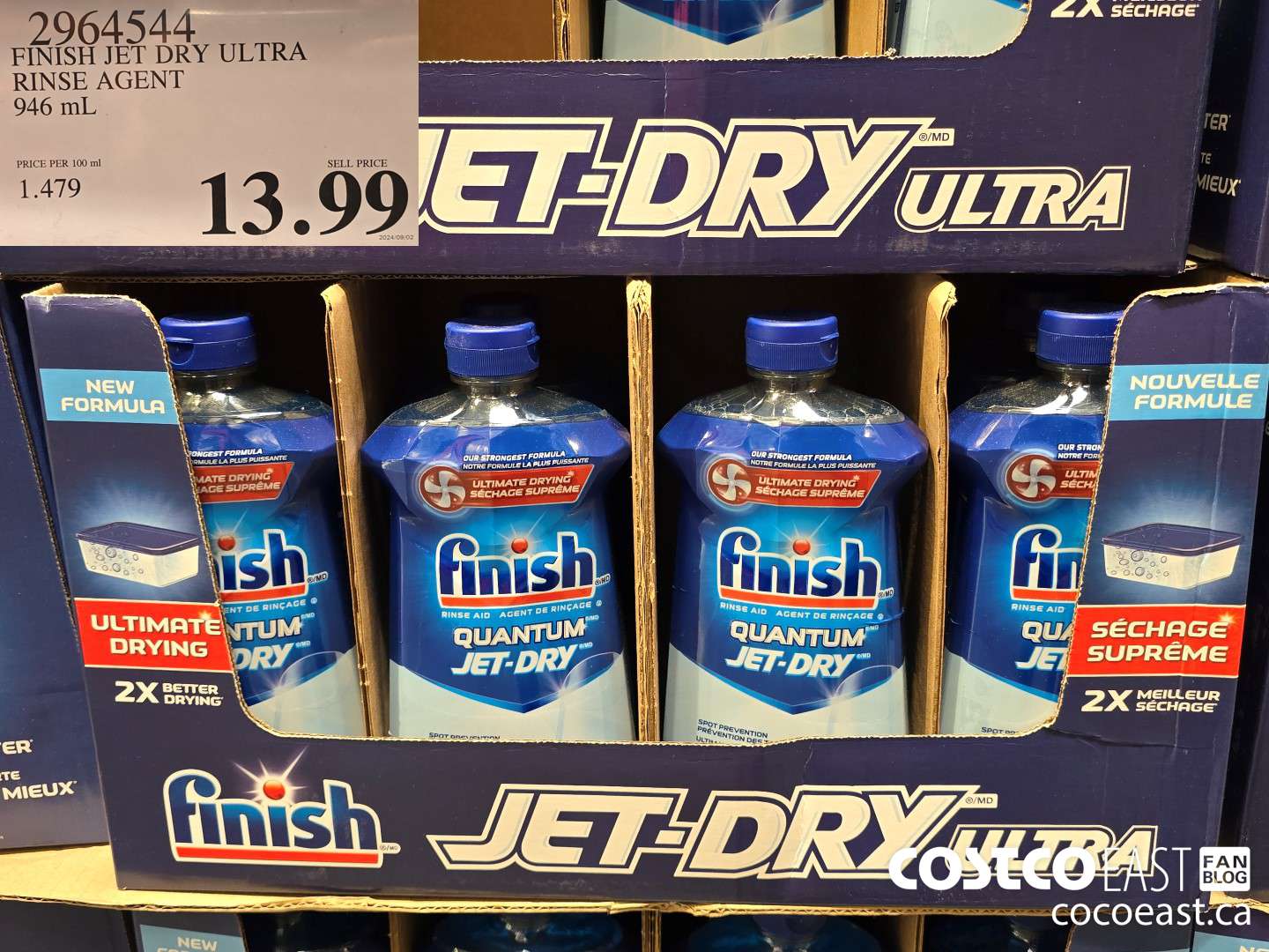2964544 FINISH JET DRY ULTRA RINSE AGENT 946 ml $13.99