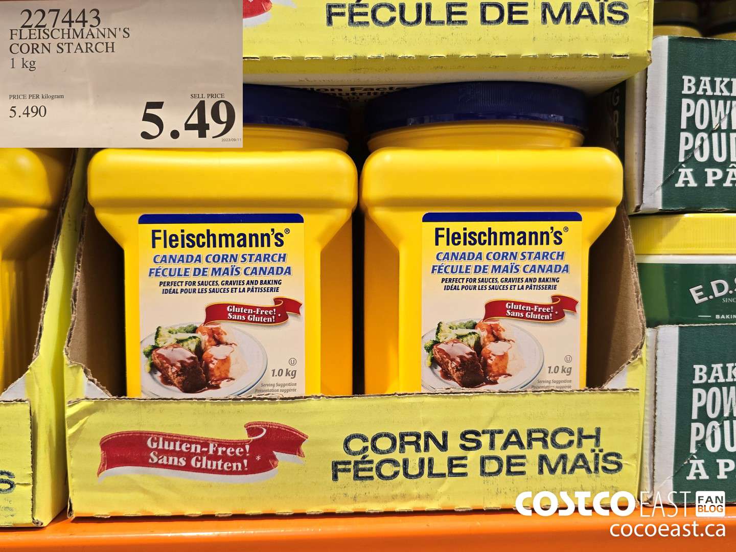 227443 FLEISCHMANN'S CORN STARCH 1 kg $5.49