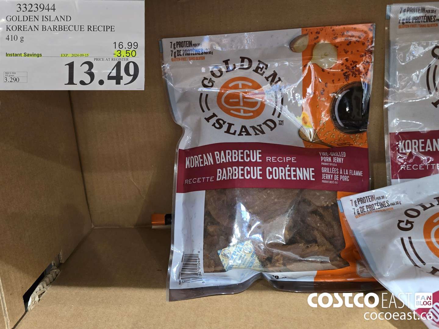 3323944 GOLDEN ISLAND KOREAN BARBECUE RECIPE 410 g ($3.50 INSTANT SAVINGS EXPIRES ON 2024-09-15) $13.49