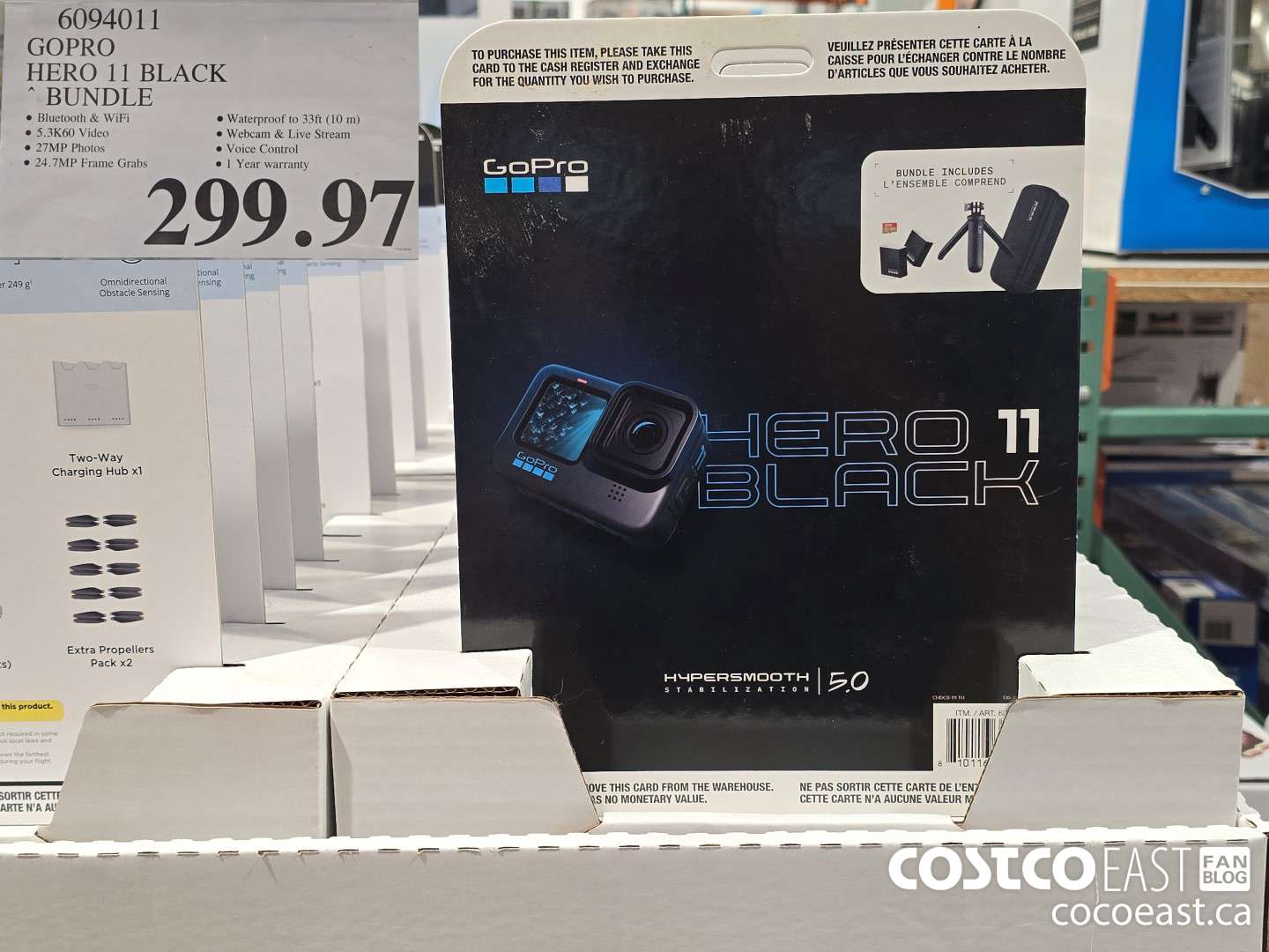 6094011 GOPRO HERO 11 BLACK ~ BUNDLE $299.97