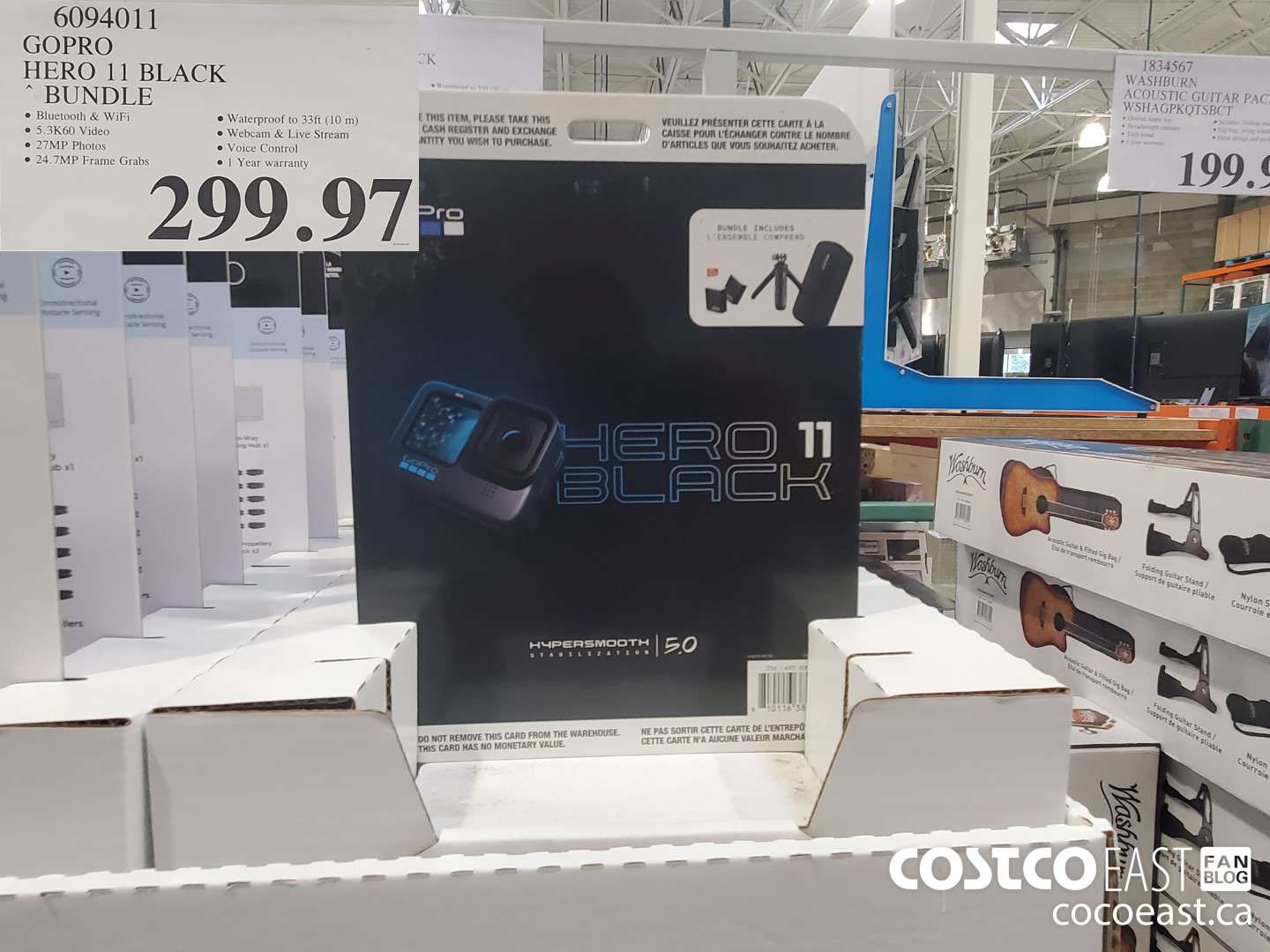 6094011 GOPRO HERO 11 BLACK ~ BUNDLE $299.97