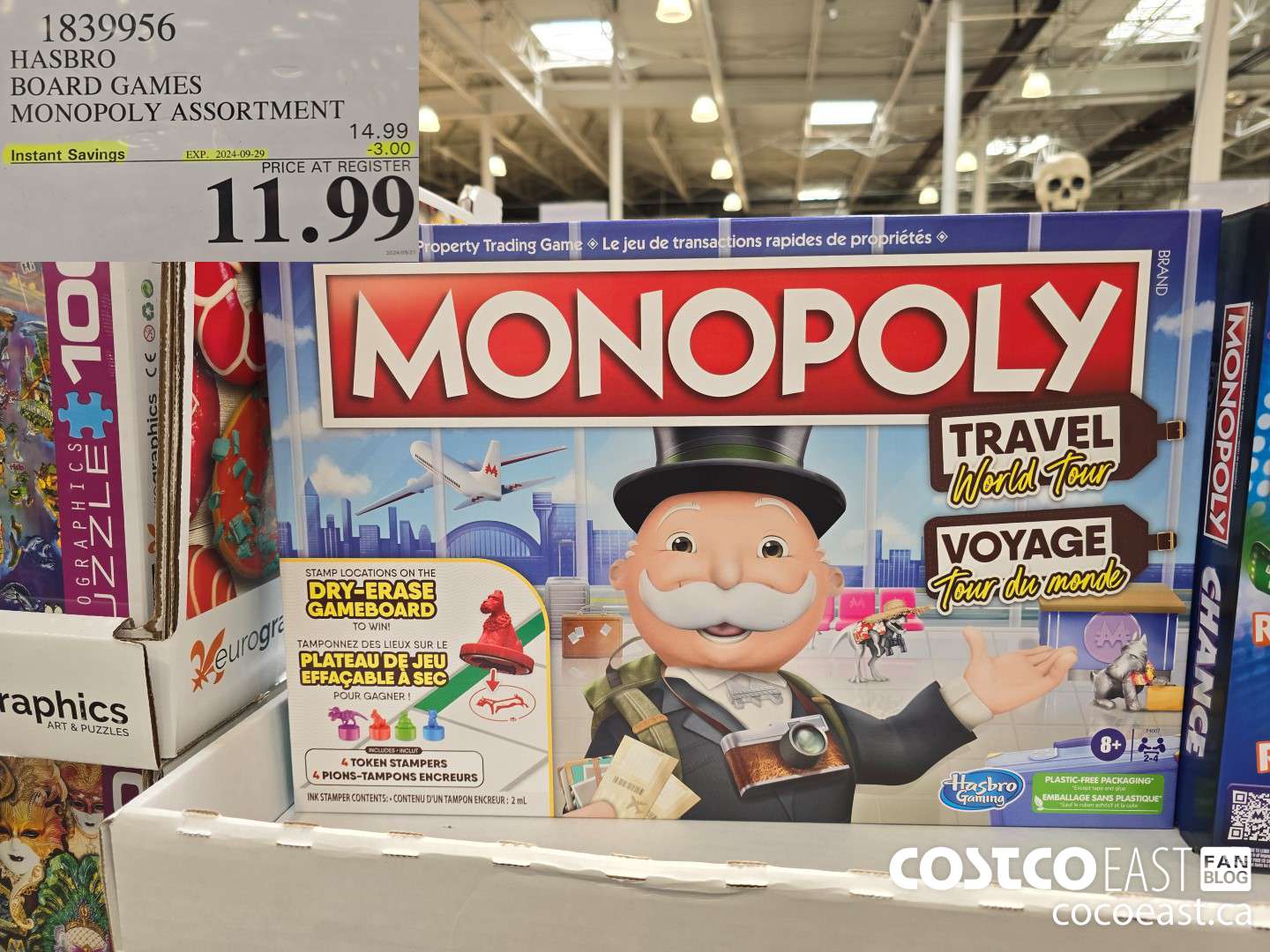 1839956 HASBRO BOARD GAMES MONOPOLY ASSORTMENT ($3.00 INSTANT SAVINGS EXPIRES ON 2024-09-29) $11.99