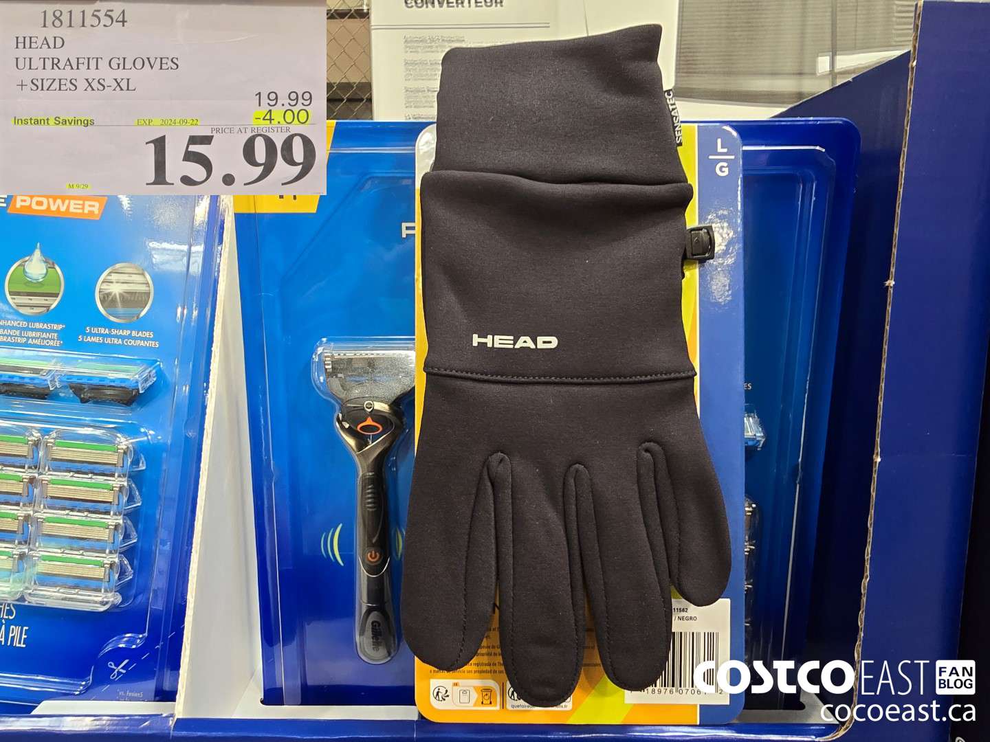1811554 HEAD ULTRAFIT GLOVES + SIZS XS-XL ($4.00 INSTANT SAVINGS EXPIRES ON 2024-09-22) $15.99
