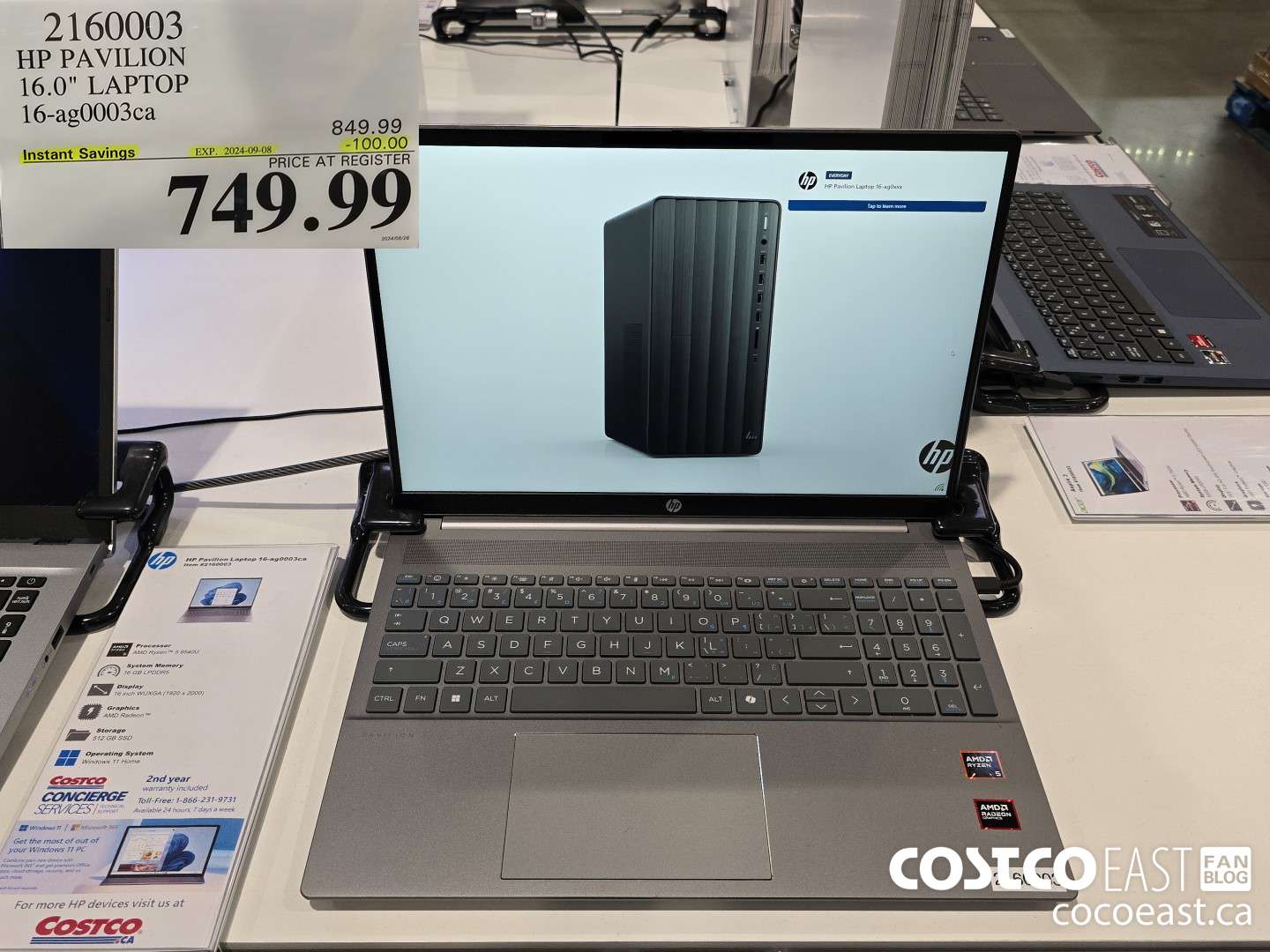 2160003 HP PAVILION 16.0