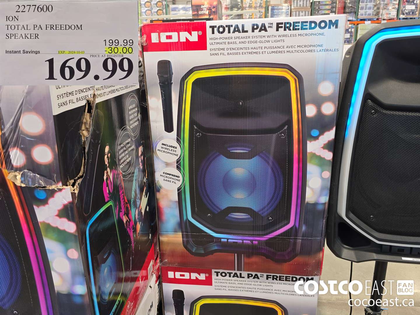 2277600 ION TOTAL PA FREEDOM SPEAKER ($30.00 INSTANT SAVINGS EXPIRES ON 2024-10-09) $169.99