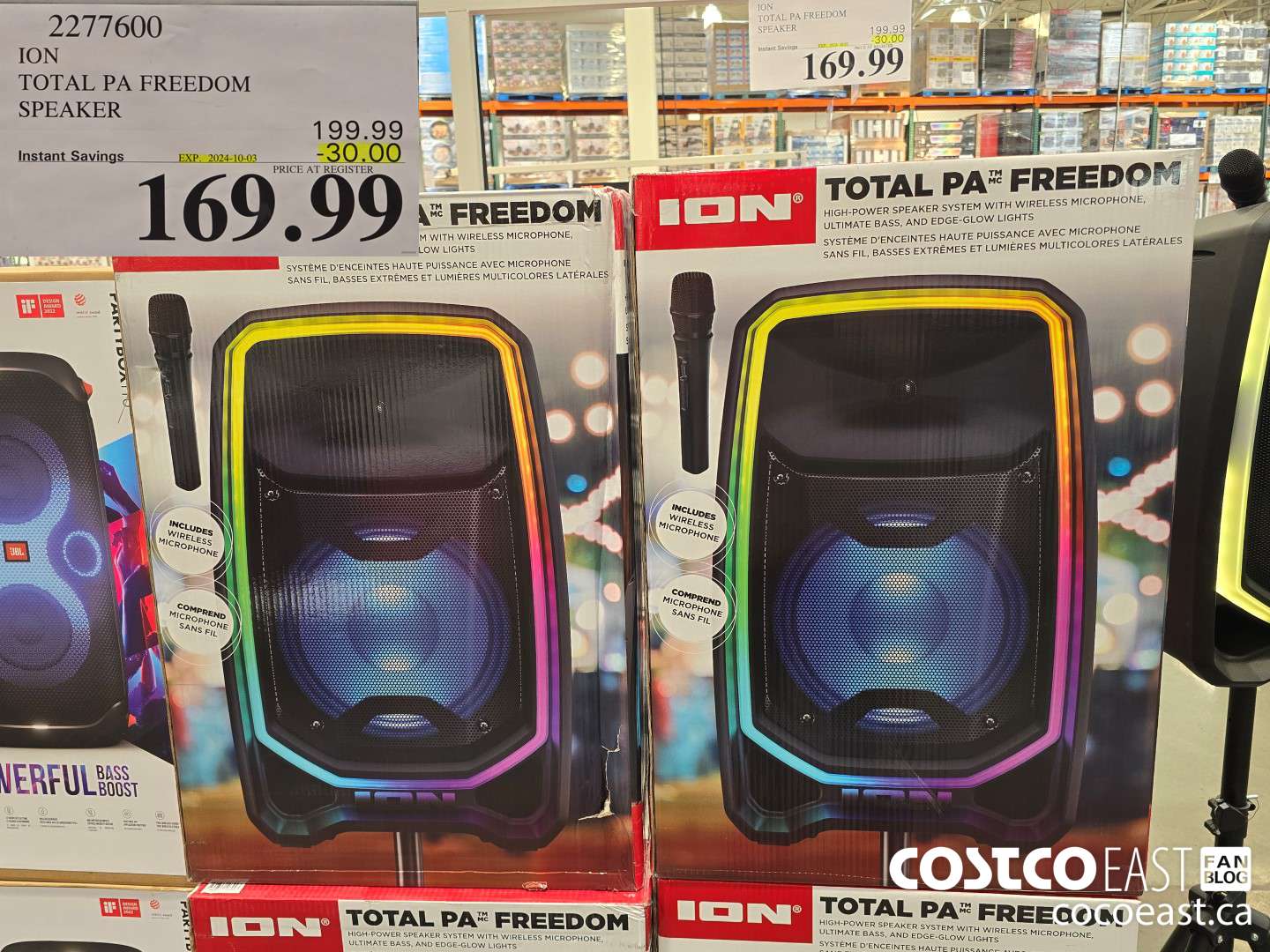 2277600 ION TOTAL PA FREEDOM SPEAKER ($30.00 INSTANT SAVINGS EXPIRES ON 2024-10-03) $169.99