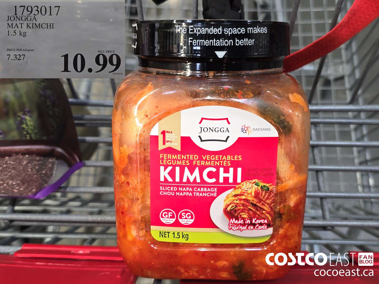 1793017 JONGGA MAT KIMCHI 1.5 KG $10.99