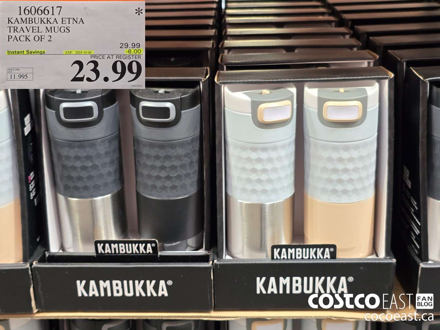 1606617 KAMBUKKA ETNA TRAVEL MUGS PACK OF 2 ($6.00 INSTANT SAVINGS EXPIRES ON 2024-10-06) $23.99