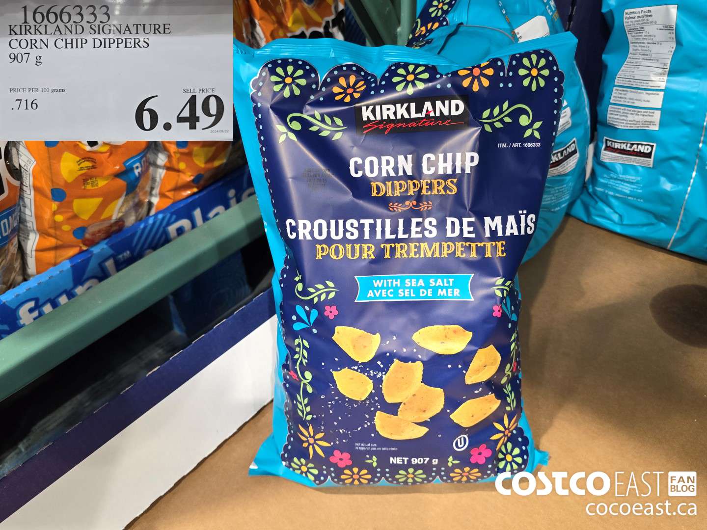 1666333 KIRKLAND SIGNATURE CORN CHIP DIPPERS 907 g $6.49