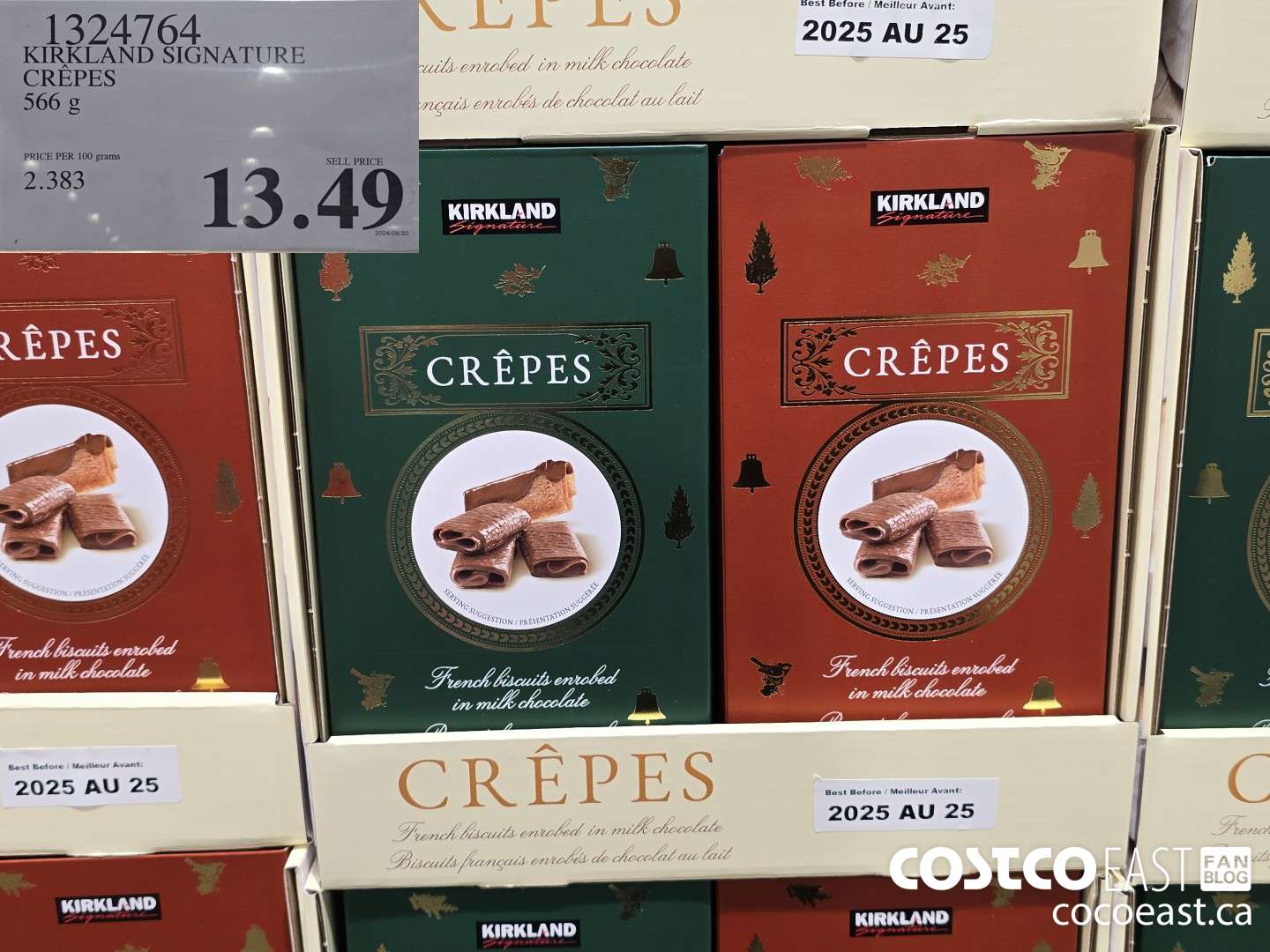 1324764 KIRKLAND SIGNATURE CREPES 566 G $13.49