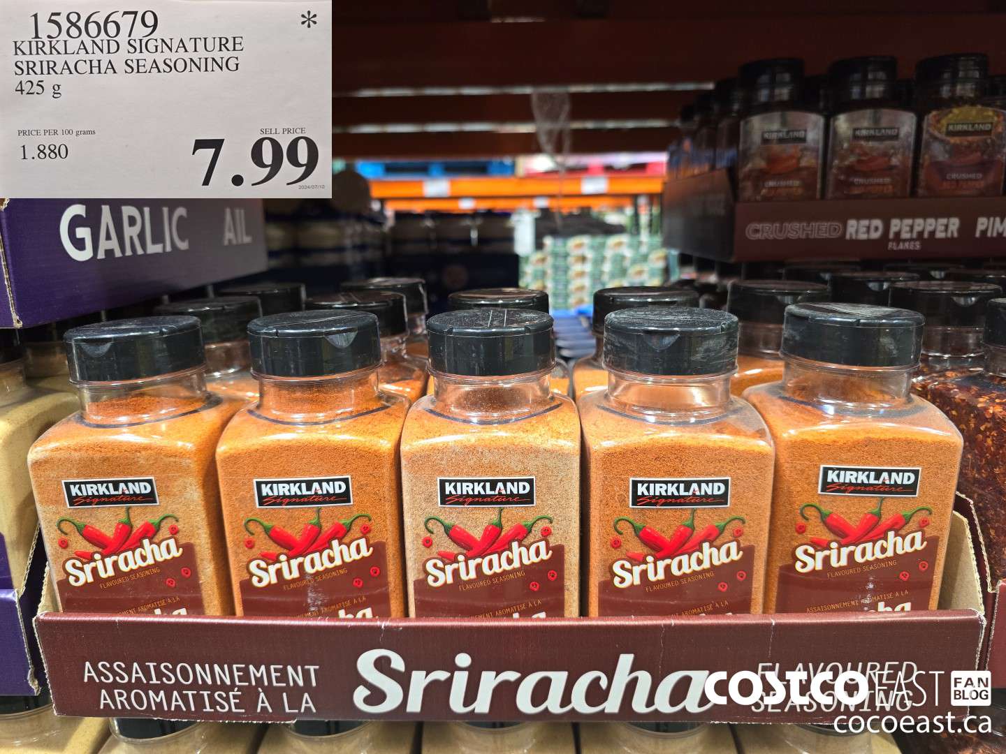 1586679 KIRKLAND SIGNATURE SRIRACHA SEASONING 425 g $7.99