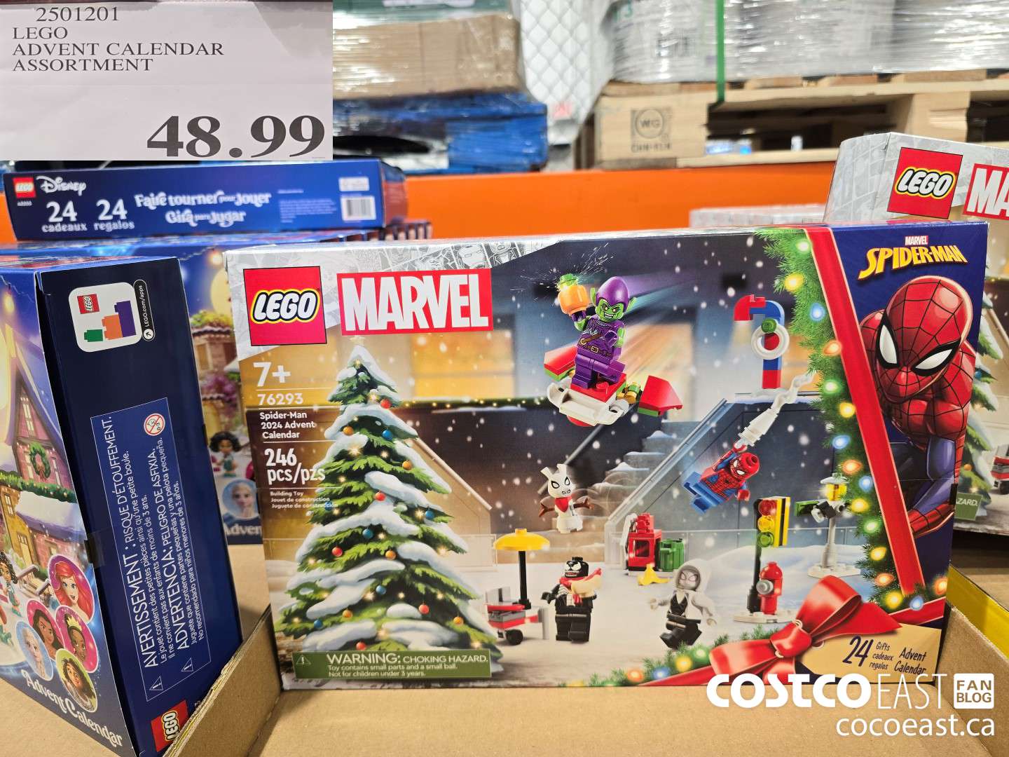 2501201 LEGO ADVENT CALENDAR ASSORTMENT $48.99