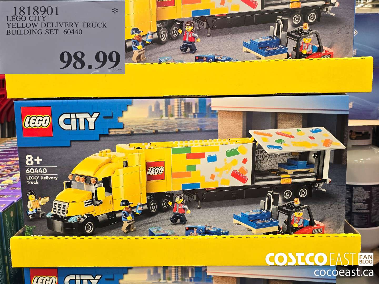1818901 LEGO CITY YELLOW DELIVERY TRUCK BUILDING SET 60440 $98.99
