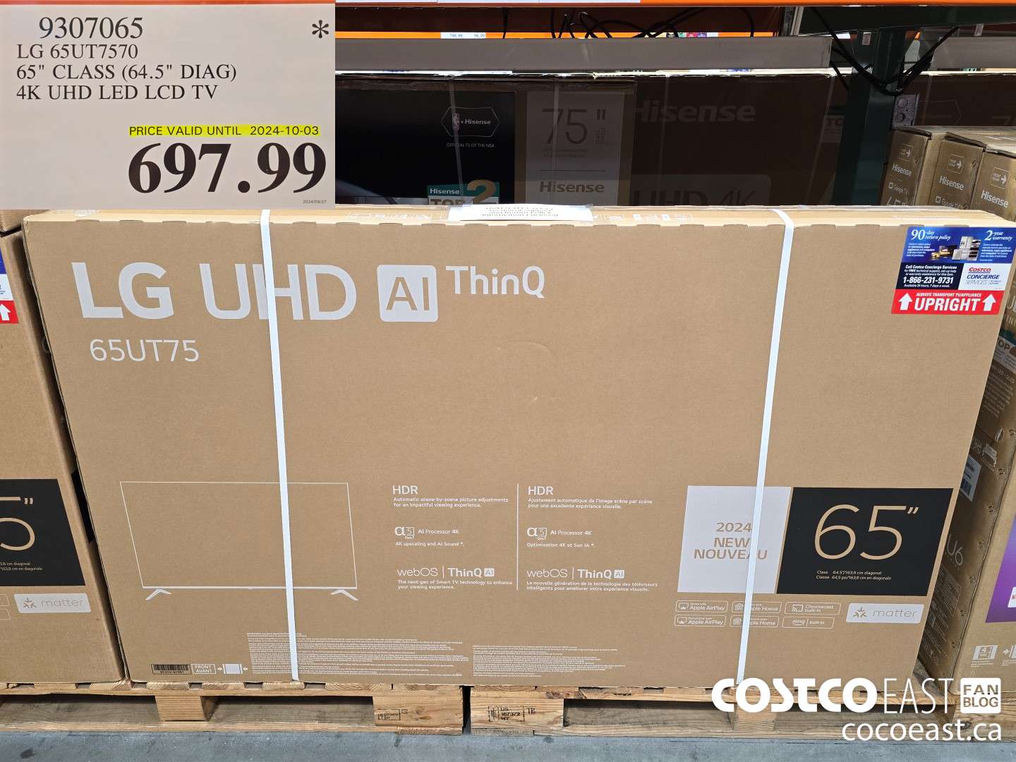 9307065 LG 65UT7570 65