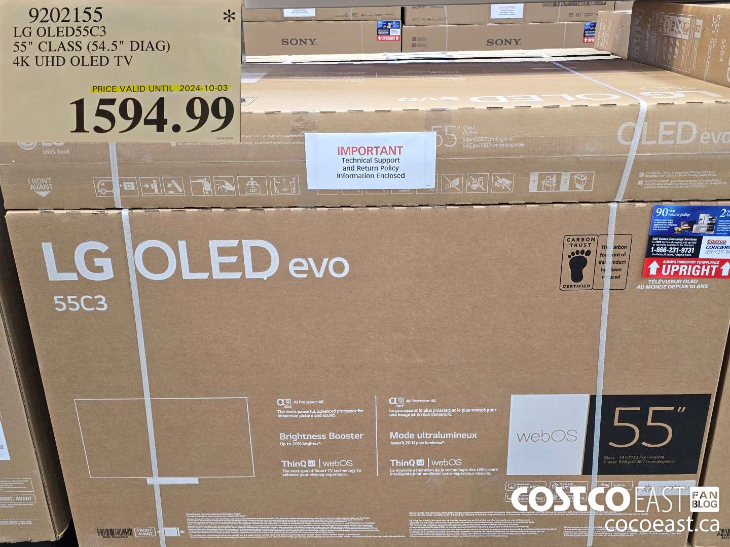 9202155 LG OLED55C3 55