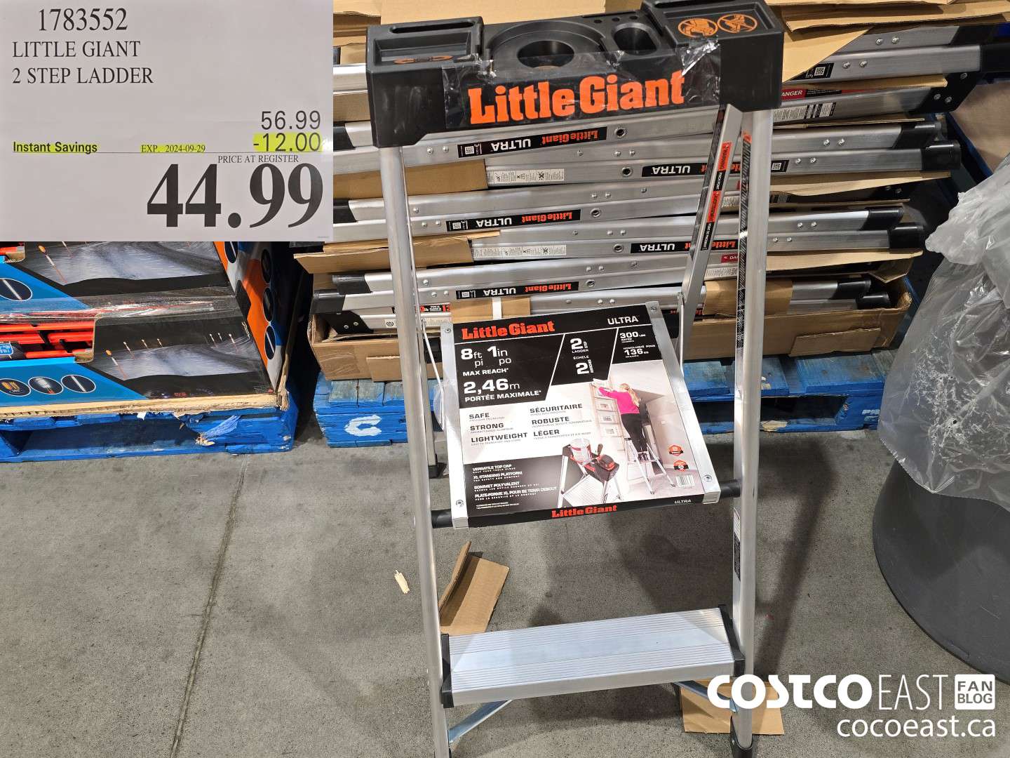 1783552 LITTLE GIANT 2 STEP LADDER ($12.00 INSTANT SAVINGS EXPIRES ON 2024-09-29) $44.99