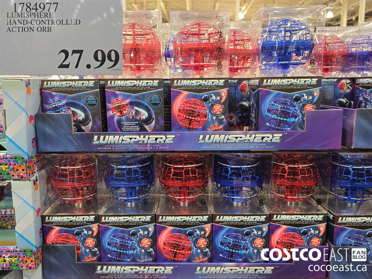 1784977 LUMISPHERE HAND-CONTROLLED ACTION ORB $27.99