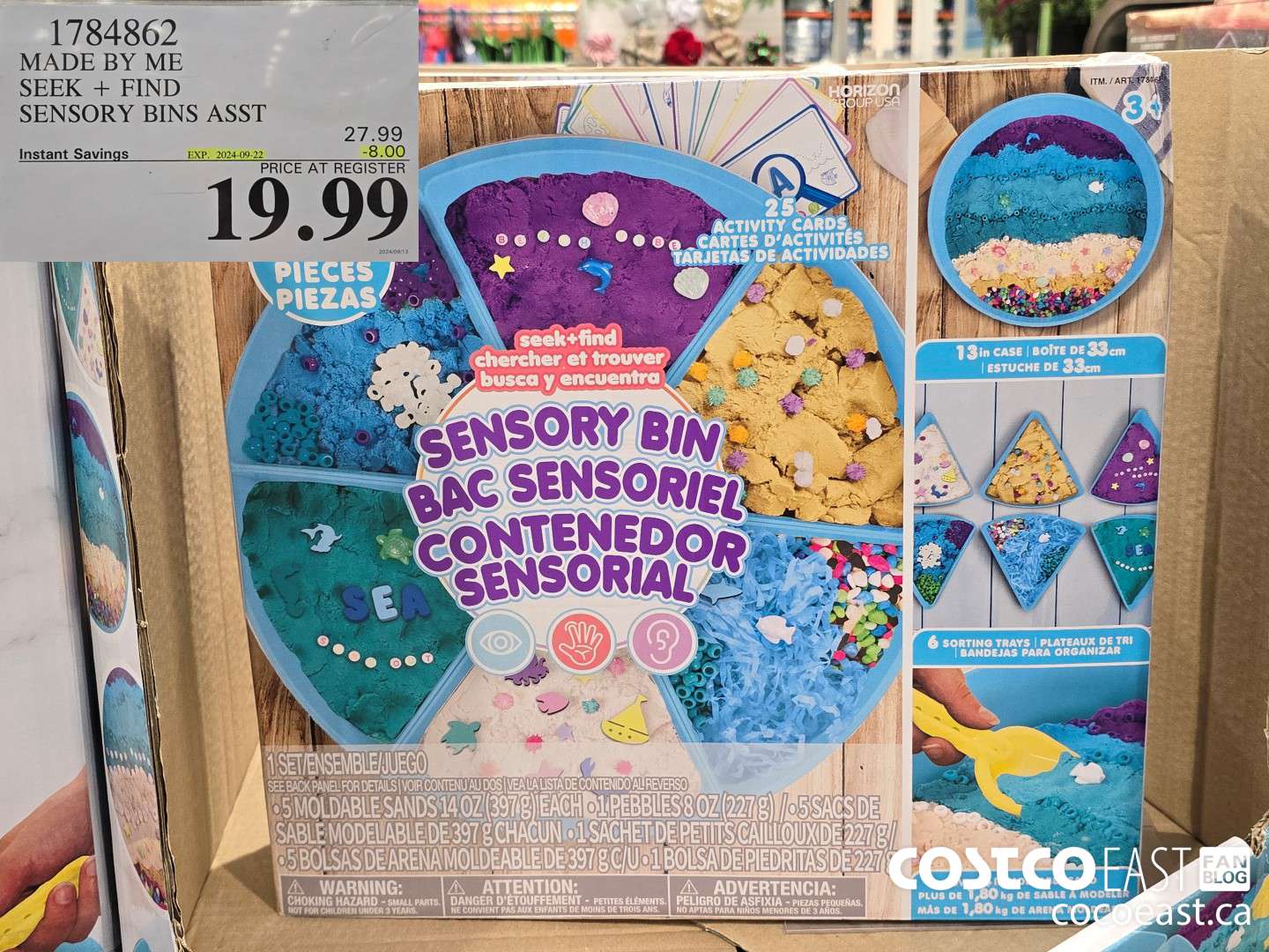 1784862 MADE BY ME SEEK + FIND SENSORY BINS ASST ($8.00 INSTANT SAVINGS EXPIRES ON 2024-09-22) $19.99