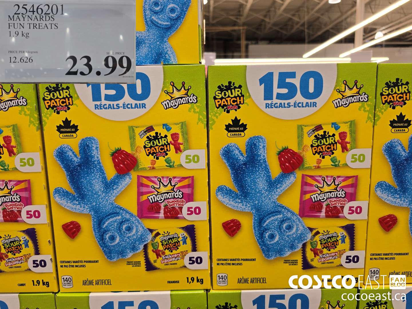 2546201 MAYNARDS FUN TREATS 1.9 KG $23.99