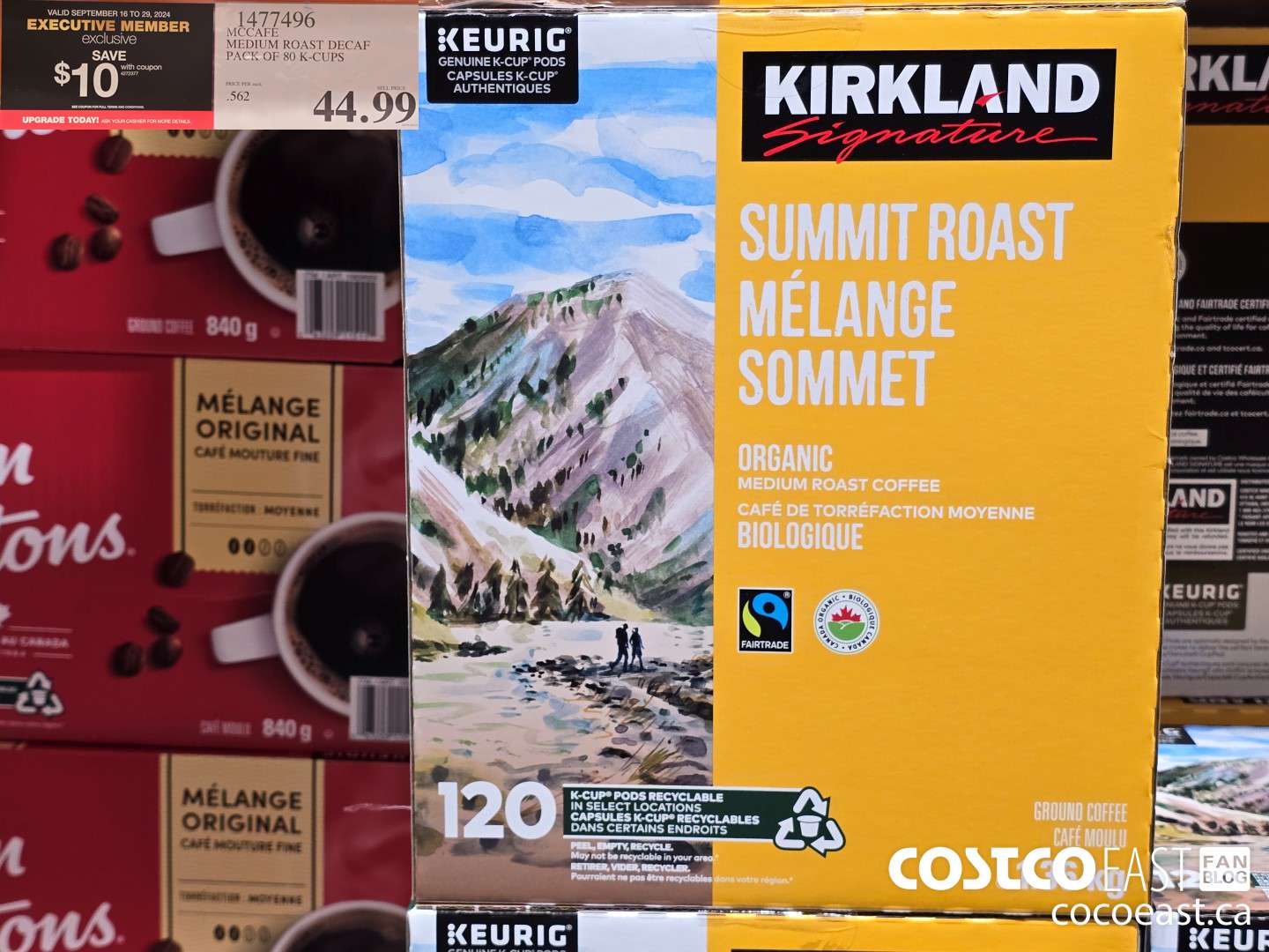 1477496 MCCAFE MEDIUM ROAST DECAF SAVE PACK OF 80 K-CUPS ($10.00 INSTANT SAVINGS EXPIRES ON 2024-09-29) $34.99