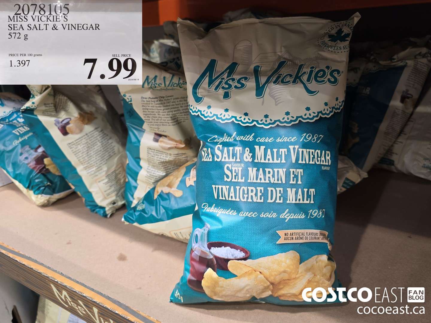 2078105 MISS VICKIES SEA SALT & VINEGAR 572 G $7.99
