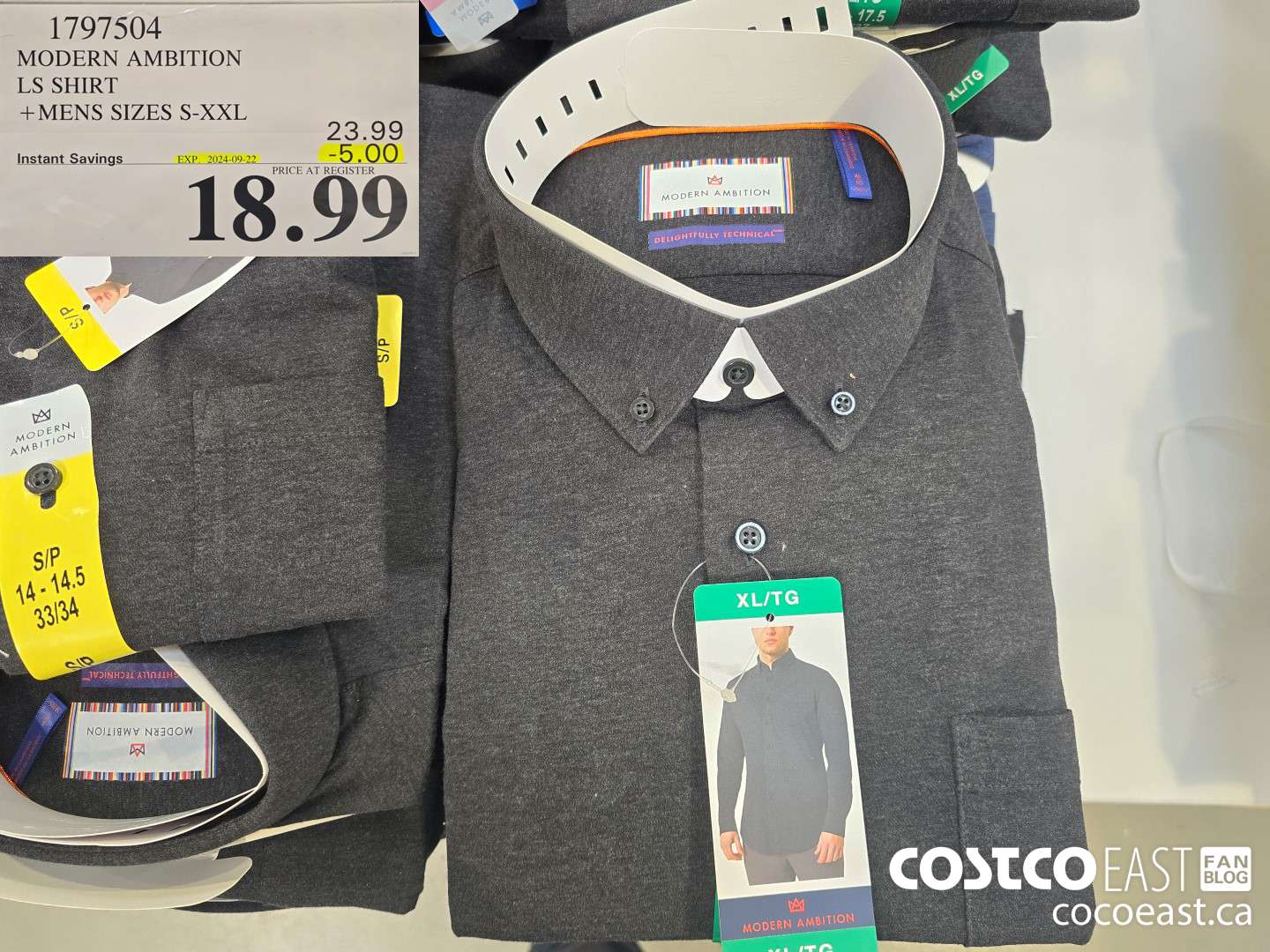 1797504 MODERN AMBITION LS SHIRT +MENS SIZES S-XXL ($5.00 INSTANT SAVINGS EXPIRES ON 2024-09-22) $18.99