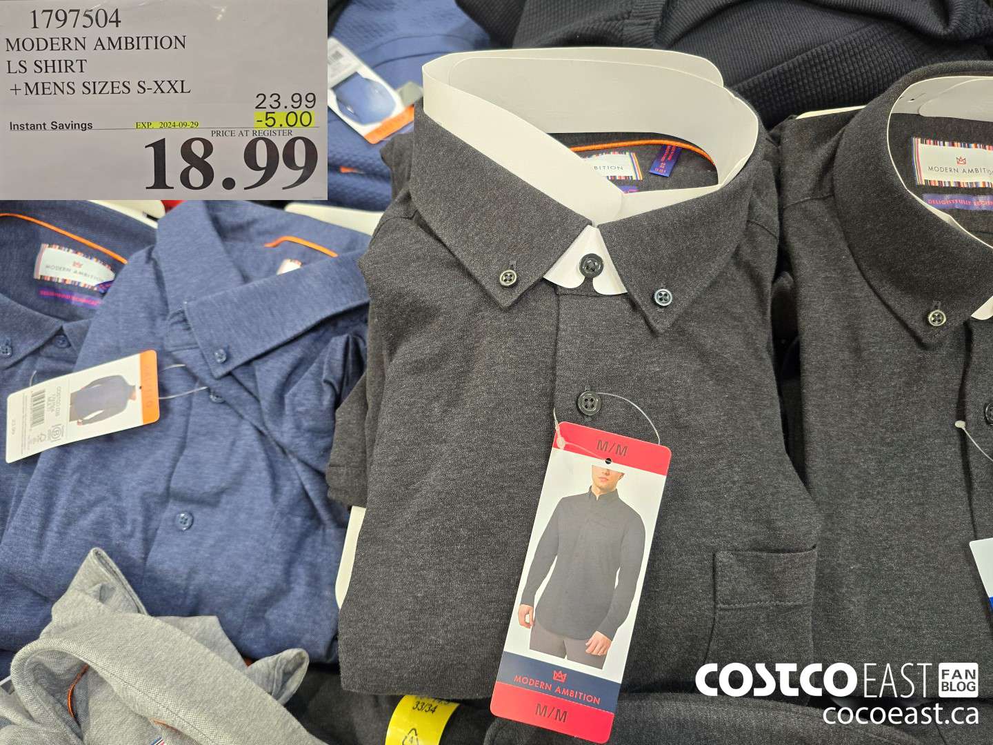 1797504 MODERN AMBITION LS SHIRT +MENS SIZES S-XXL ($5.00 INSTANT SAVINGS EXPIRES ON 2024-09-29) $18.99